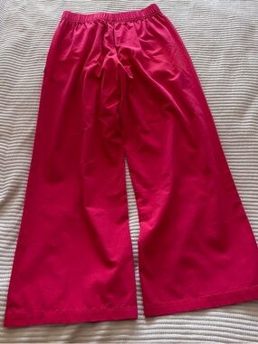 Le Bon Shoppe OOAK Wide-Leg Pull-On Pants — Red S